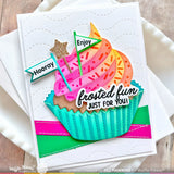 WAFFLE FLOWER:  Cupcake Toppers | Die
