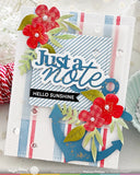 WAFFLE FLOWER: Just a Note | Die
