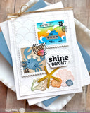 WAFFLE FLOWER: Coastal Greetings | Combo Stamp & Die