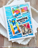 WAFFLE FLOWER: Coastal Greetings | Combo Stamp & Die