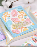 WAFFLE FLOWER: Seashell | Coloring Stencil