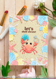 WAFFLE FLOWER:  Seashell Frame | Die