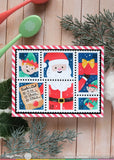 WAFFLE FLOWER: Postage Collage Dear Santa | Stamp