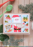 WAFFLE FLOWER: Postage Collage Dear Santa | Stamp