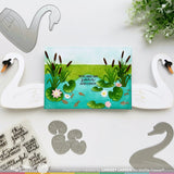 WAFFLE FLOWER:  Intertwined Swans | Die (S)