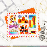 WAFFLE FLOWER: Postage Collage Fall | Stamp