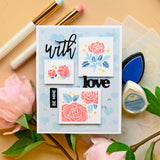 WAFFLE FLOWER:  Print and Script With Love | Die