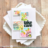 WAFFLE FLOWER:  Print and Script Take Care | Die