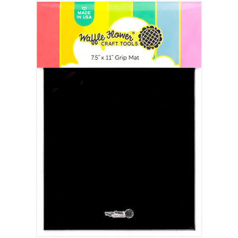 WAFFLE FLOWER: Grip Mat |  7.5" x 11" Black