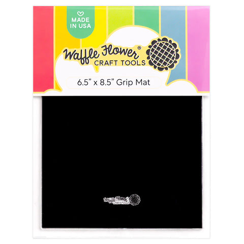WAFFLE FLOWER: Grip Mat |  6.5" x 8.5" Black