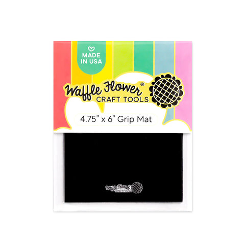 WAFFLE FLOWER: Grip Mat |  4.75" x 6" Black