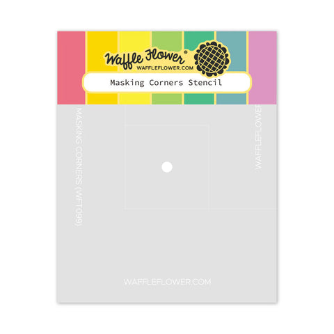 WAFFLE FLOWER: Masking Corners | Stencil