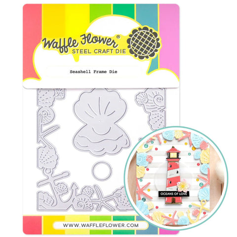 WAFFLE FLOWER:  Seashell Frame | Die