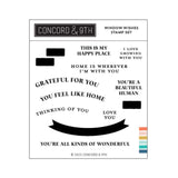 CONCORD & 9 th :  Window Wishes | Stamp & Die Bundle