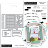CONCORD & 9 th :  Window Wishes | Stamp & Die Bundle