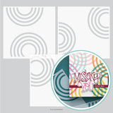 Kristina Werner | C9 : Radiating Circles | Stencil Pack