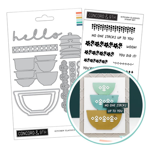 CONCORD & 9 th : Kitchen Classics | Stamp & Die Bundle