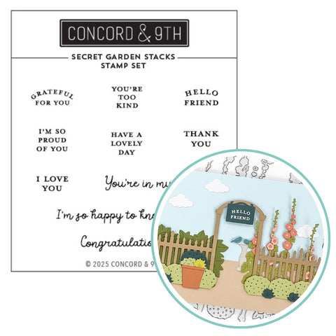 CONCORD & 9 th : Secret Garden Stacks | Stamp