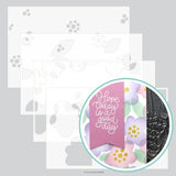 Kristina Werner | C9 : Simple Flowers | Stencil Pack