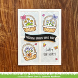LAWN FAWN: Spring Basket  | Coloring Stencil