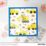 PRETTY PINK POSH:  Construction Trucks | Layered Stencil 3PK