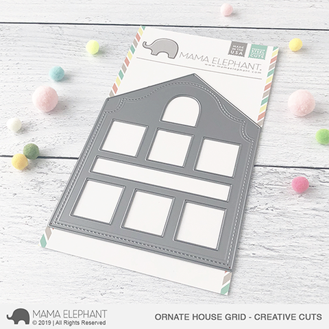 MAMA ELEPHANT: Ornate House Grid Creative Cuts