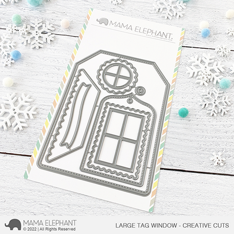 MAMA ELEPHANT: Large Tag Window | Creative Cuts