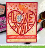 LAWN FAWN: Giant Outlined Love Ya | Lawn Cuts Die