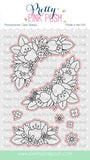 PRETTY PINK POSH:  Floral Corners | Die Set