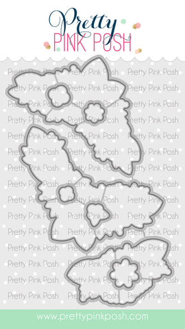 PRETTY PINK POSH:  Floral Corners | Die Set
