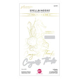 SPELLBINDERS:  Seahorse Floral | Hot Foil Plate & Die