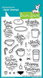 LAWN FAWN: Love You A Latte | Stamp