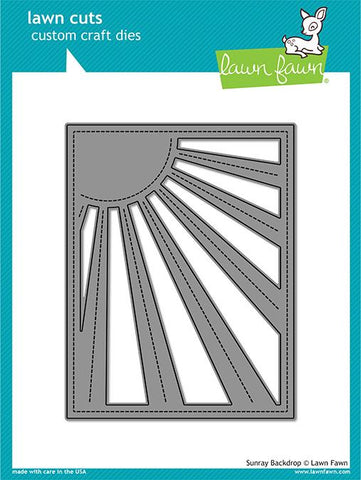 LAWN FAWN: Sunray Backdrop Lawn Cuts Die