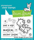 LAWN FAWN: Winter Dragon.