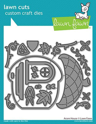 LAWN FAWN: Acorn House | Lawn Cuts Die.