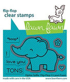 LAWN FAWN: Elphie Selfie Flip-Flop | Lawn Cuts Die