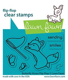 LAWN FAWN: Butterfly Kisses Flip Flop