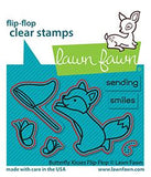 LAWN FAWN: Butterfly Kisses Flip-Flop | Lawn Cuts Die