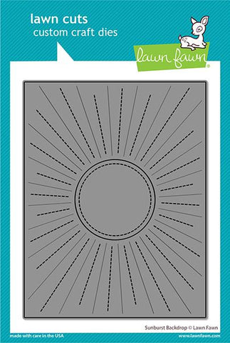 LAWN FAWN: Backdrop Sunburst | Lawn Cuts Die