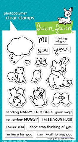 LAWN FAWN: Happy Hugs | Stamp