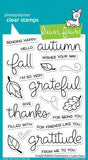LAWN FAWN: Scripty Autumn Sentiments | Stamp