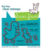 LAWN FAWN: Rub-A-Dub-Dub Flip-Flop | Lawn Cuts Die