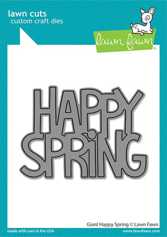 LAWN FAWN: Giant Happy Spring | Lawn Cuts Die