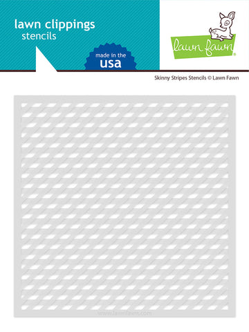 LAWN FAWN: Skinny Stripes Background | Layering Stencils