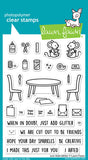 LAWN FAWN: Just Add Glitter | Stamp