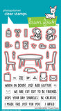 LAWN FAWN: Just Add Glitter | Lawn Cuts Die