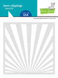 LAWN FAWN: Sunray Background | Stencil