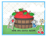 LAWN FAWN: Build-a-Barrel | Apple | Lawn Cuts Die