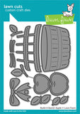 LAWN FAWN: Build-a-Barrel | Apple | Lawn Cuts Die