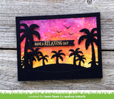 LAWN FAWN: Palm Tree Border Lawn Cuts Die